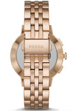 Buy Shop Fossil Carlie Rose Gold Dial Rose Gold Steel Strap Watch for Women - ES4301 USA Online