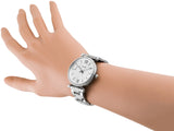 Buy Shop Fossil Carlie Silver Dial Silver Steel Strap Watch for Women - ES4341 USA Online