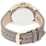 Buy Shop Fossil Cecile Champagne Dial Grey Leather Strap Watch for Women - AM4529 USA Online