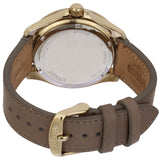 Buy Shop Fossil Cecile Champagne Dial Grey Leather Strap Watch for Women - AM4529 USA Online