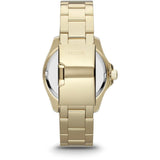 Buy Shop Fossil Cecile Chronograph Gold Dial Gold Steel Strap Watch for Women - AM4482 USA Online