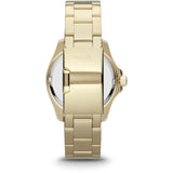 Buy Shop Fossil Cecile Chronograph Gold Dial Gold Steel Strap Watch for Women - AM4482 USA Online
