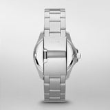 Buy Shop Fossil Cecile Chronograph Silver Dial Silver Steel Strap Watch for Women - AM4481 USA Online