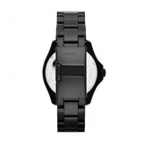 Buy Shop Fossil Cecile Multi Function Crystals Black Dial Black Steel Strap Watch for Women - AM4522 USA Online