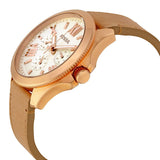 Buy Shop Fossil Cecile White Dial Beige Leather Strap Watch for Women - AM4532 USA Online
