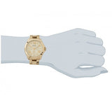 Buy Shop Fossil Cecile Multifunction Champagne Dial Gold Steel Strap Watch for Women - AM4510 USA Online