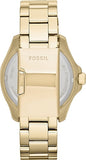 Buy Shop Fossil Cecile Multifunction Champagne Dial Gold Steel Strap Watch for Women - AM4510 USA Online