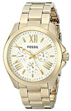 Buy Shop Fossil Cecile Multifunction Champagne Dial Gold Steel Strap Watch for Women - AM4510 USA Online