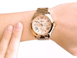 Buy Shop Fossil Cecile Rose Gold Dial Rose Gold Steel Strap Watch for Women - AM4511 USA Online