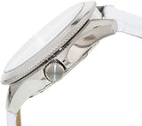 Buy Shop Fossil Cecile White Dial White Leather Strap Watch for Women - AM4484 USA Online