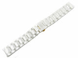 Buy Shop Fossil Ceramic Multifunction White Dial White Steel Strap Watch for Women - CE1006 USA Online