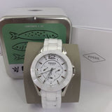 Buy Shop Fossil Ceramic White Dial White Ceramic Strap Watch for Women - CE1002 USA Online