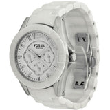 Buy Shop Fossil Ceramic White Dial White Ceramic Strap Watch for Women - CE1002 USA Online