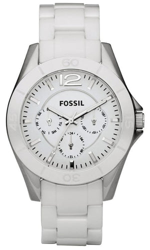 Buy Shop Fossil Ceramic White Dial White Ceramic Strap Watch for Women - CE1002 USA Online