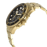Buy Shop Fossil FB-03 Chronograph Black Dial Gold Steel Strap Watch for Men - FS5727 USA Online