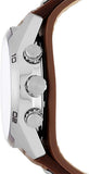 Buy Shop Fossil Coachman Chronograph Black Dial Brown Leather Strap Watch for Men - CH2891 USA Online
