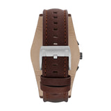 Buy Shop Fossil Coachman Chronograph White Dial Brown Leather Strap Watch for Men - CH2890 USA Online