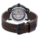 Buy Shop Fossil Commuter Automatic Black Dial Brown Leather Strap Watch for Men - ME3158 USA Online