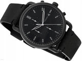 Buy Shop Fossil Commuter Black Dial Black Leather Strap Watch for for Men - FS5504 USA Online