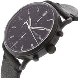 Buy Shop Fossil Commuter Black Dial Black Leather Strap Watch for for Men - FS5504 USA Online