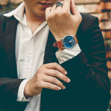 Buy Shop Fossil Commuter Blue Dial Blue Leather Strap Watch for Men - FS5325 USA Online
