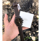 Buy Shop Fossil Commuter Chronograph Black Dial Brown Leather Strap Watch for Men - FS5403 USA Online