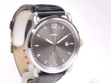 Buy Shop Fossil Commuter Grey Dial Brown Leather Strap Watch for Men - FS5417 USA Online