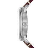 Buy Shop Fossil Commuter Grey Dial Brown Leather Strap Watch for Men - FS5417 USA Online