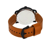 Buy Shop Fossil Commuter Three Hand Date Black Dial Brown Leather Strap Watch for Men - FS5276 USA Online