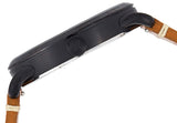 Buy Shop Fossil Commuter Three Hand Date Black Dial Brown Leather Strap Watch for Men - FS5276 USA Online