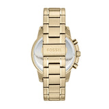 Buy Shop Fossil Dean Chronograph Champagne Dial Gold Steel Strap Watch for Men - FS4867 USA Online