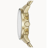 Buy Shop Fossil Dean Chronograph Champagne Dial Gold Steel Strap Watch for Men - FS4867 USA Online