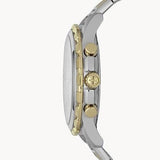 Buy Shop Fossil Dean Chronograph White Dial Silver Steel Strap Watch for Men - FS4795 USA Online