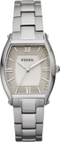 Buy Shop Fossil Wallace Designer Silver Dial Silver Steel Strap Watch for Women - ES3057 USA Online