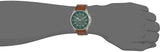 Buy Shop Fossil Dillinger Luggage Chronograph Green Dial Brown Leather Strap Watch for Men - FS5734 USA Online