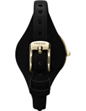 Buy Shop Fossil Georgia Black Dial Black Leather Strap Watch for Women - ES3148 USA Online