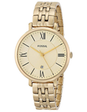 Buy Shop Fossil Jacqueline White Dial Gold Steel Strap Watch for Women - ES3434 USA Online