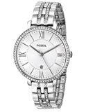 Buy Shop Fossil Jacqueline White Dial Silver Steel Strap Watch for Women - ES3545 USA Online