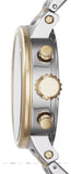 Buy Shop Fossil Original Boyfriend Analog White Dial Two Tone Steel Strap Watch for Women - ES3746 USA Online
