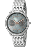 Buy Shop Fossil Tailor Mother of Pearl Black Dial Silver Steel Strap Watch for Women - ES3911 USA Online