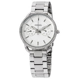 Buy Shop Fossil Tailor White Dial Silver Steel Strap Watch for Women - ES4262 USA Online