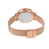 Buy Shop Fossil Jacqueline Quartz Rose Gold Dial Rose Gold Mesh Strap Watch for Women - ES4628 USA Online