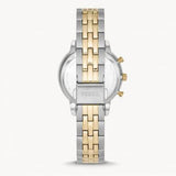 Buy Shop Fossil Neutra Chronograph Mother of Pearl White Dial Two Tone Steel Strap Watch for Women - ES5216 USA Online