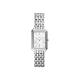Buy Shop Fossil Raquel Three Hand Date White Dial Silver Steel Strap Watch for Women - ES5221 USA Online