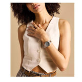 Buy Shop Fossil Blue Dive Three Hand Gray Dial Two Tone Steel Strap Watch For Women - ES5348 USA Online