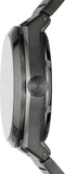 Buy Shop Fossil Everett Automatic Skeleton Grey Dial Grey Steel Strap Watch for Men - ME3206 USA Online