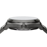 Buy Shop Fossil Everett Automatic Skeleton Grey Dial Grey Steel Strap Watch for Men - ME3206 USA Online