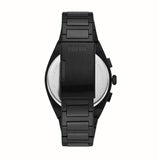 Buy Shop Fossil Everett Chronograph Black Dial Black Steel Strap Watch for Men - FS5797 USA Online