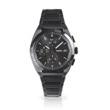 Buy Shop Fossil Everett Chronograph Black Dial Black Steel Strap Watch for Men - FS5797 USA Online