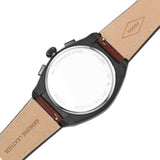 Buy Shop Fossil Everett Chronograph Black Dial Brown Leather Strap Watch for Men - FS5798 USA Online